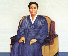 충남 예산 충의사에 모신 윤의사 영정